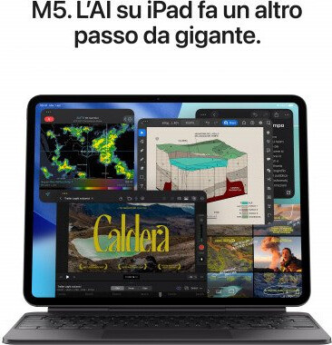 iPad Pro 11" (M5) Wi-Fi + Cellular 512GB - Vetro Standard - Nero siderale
