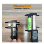 Batteria ricaricabile 18650 3.7V LiitoKala Lii-34B 3400mAh - Testa Piatta (Flat Top)