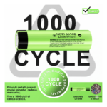 Batteria ricaricabile 18650 3.7V LiitoKala Lii-34B 3400mAh - Testa Piatta (Flat Top)