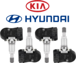 52933-D9100-01 Kit 4 sensori TPMS KIA Hyundai cod. 52933-D9100 per Sportage 2015-2021 e altri modelli - Pressione Pneumatici