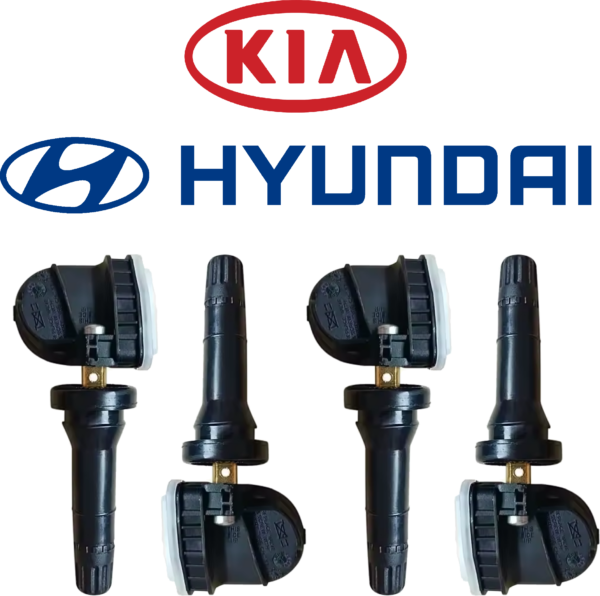 Kit 4 sensori TPMS KIA Hyundai cod. 52940-BV100 per Sportage 2021-2026 e altri modelli - Pressione Pneumatici