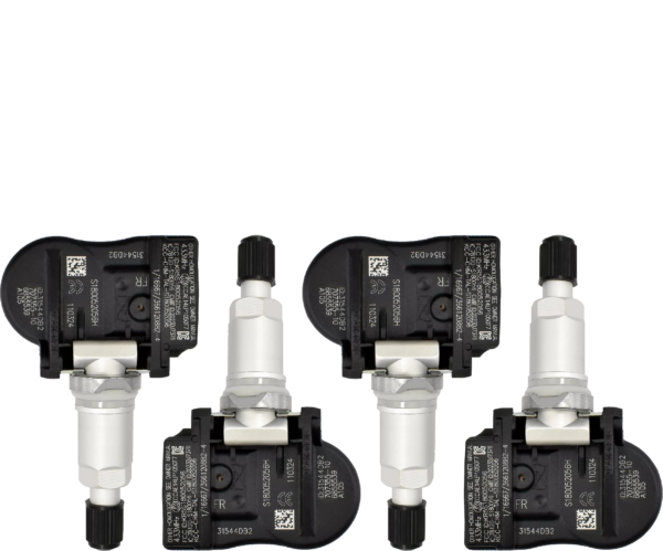 Kit 4 Sensori TPMS compatibili BMW MINI cod. 6855539 Serie 1, 2, 3, X1, X5 e altri modelli - Pressione Pneumatici