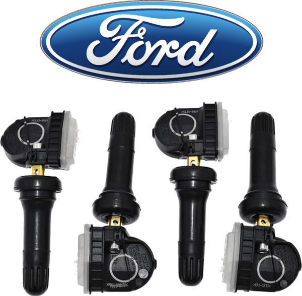 Kit 4 sensori TPMS FORD cod.  F2GT-1A180-AB per Ecosport 2018-2028 e altri modelli - Pressione Pneumatici