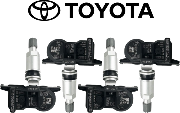 Kit 4 sensori TPMS cod. PMV-E100 Toyota Yaris Corolla RAV4 2019-2026 e altri modelli – Pressione Pneumatici